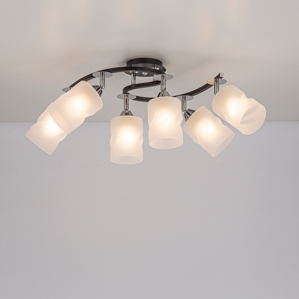 Citilux Сиерра CL119261 Люстра с поворотными плафонами Чёрная