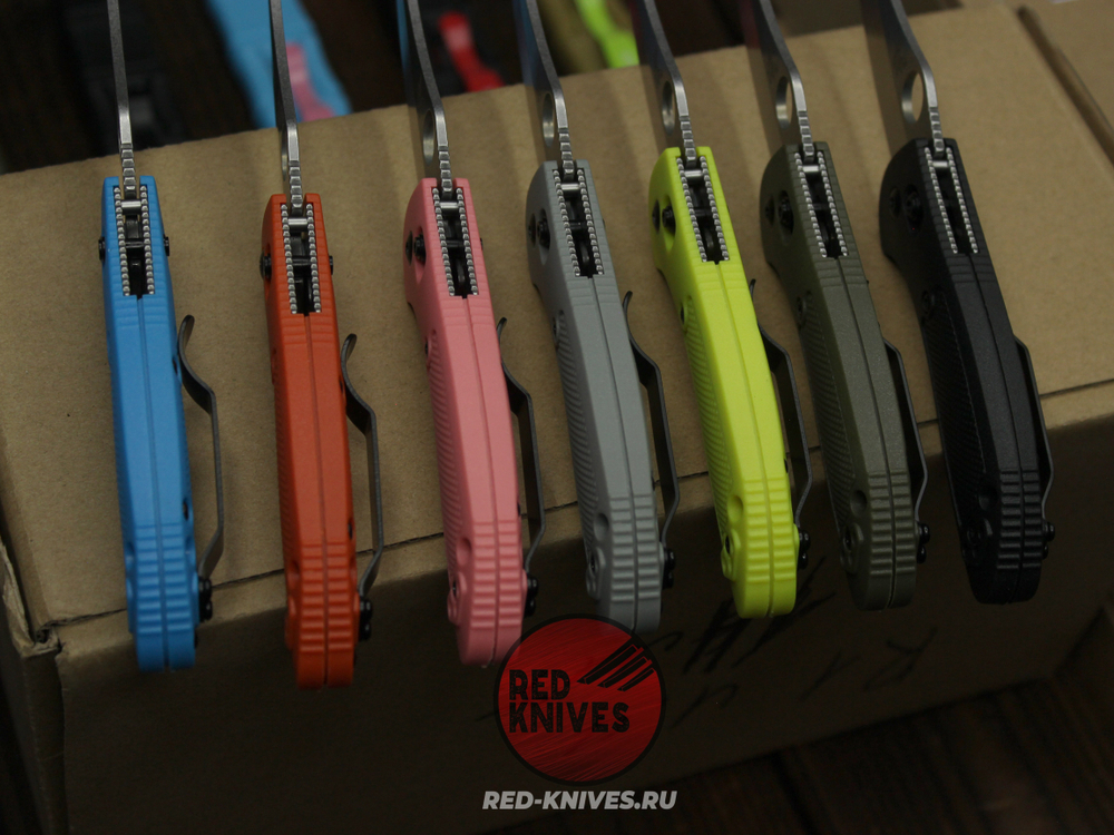 Нож Benchmade 555 Griptilian Mini - оранж нейлон, клинок стоунвош