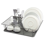 Сушилка для посуды hoem, 48х30х10 см, серая