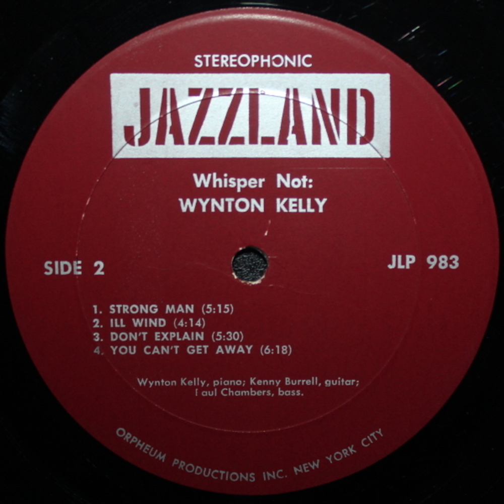 Wynton Kelly / Whisper Not (LP)