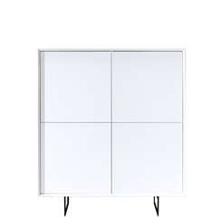 Буфет Sann, 110х125 см, белый лак