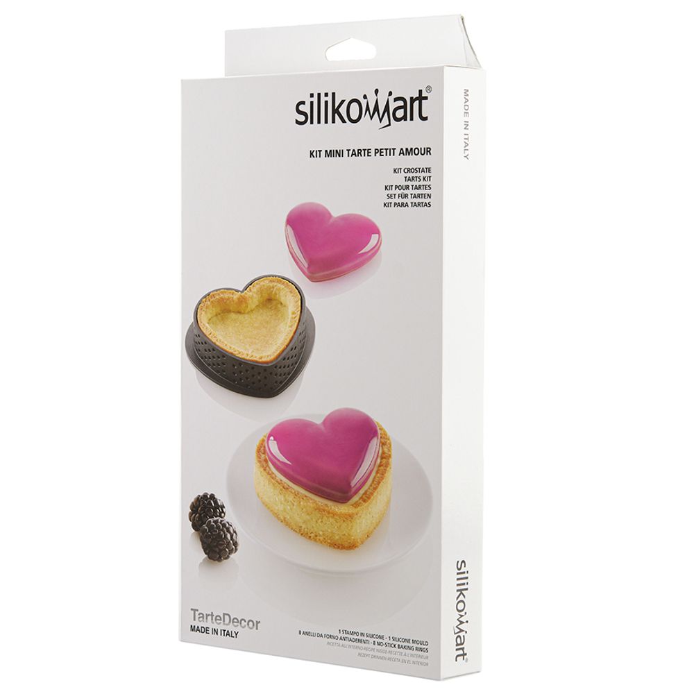 Silikomart Набор для приготовления пирожных Mini Tarte Petit Amour силиконовая