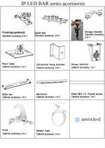 Световой прибор Amixled LED BAR 400 IP65 PIXEL