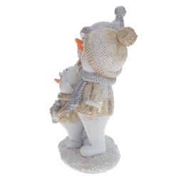 GAEM Фигурка декоративная "Снеговики", L10 W4 H11 см