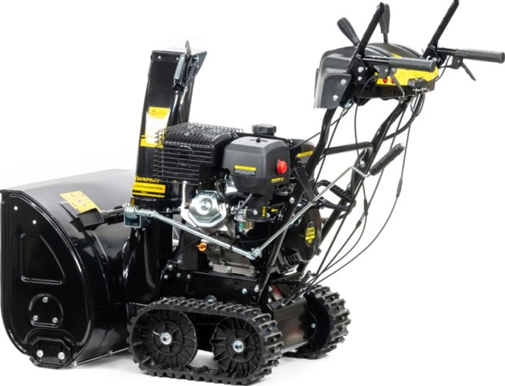 Снегоуборщик бензиновый гусеничный электростартер CHAMPION STT1170E