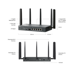 Маршрутизатор TP-Link Omada ER706W-4G