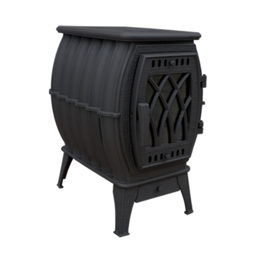 Отопительно-варочная печь Прометалл Бахта Черный