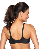 Спортивный бюстгальтер +size Naomi (Размер: 80K) (Цвет: черный с синим)