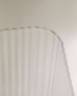 ZARA HOME СТАКАН ДЛЯ ЗУБНЫХ ЩЕТОК С РЕЛЬЕФНЫМ УЗОРОМ, ПРОЗРАЧНЫЙ