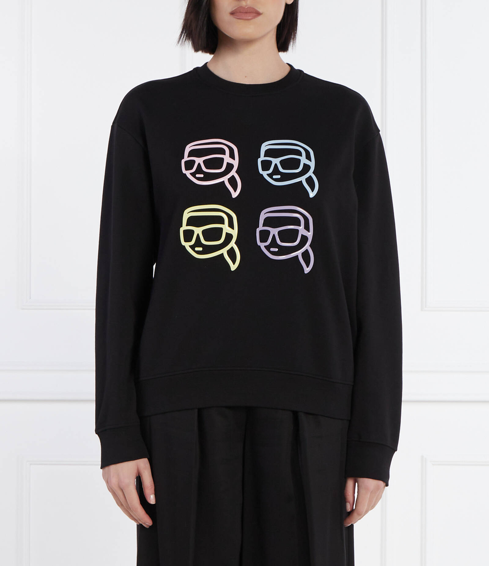 Худи ikonik 2.0 Karl Lagerfeld - черный(241W1801)