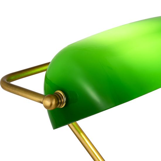 SL6620.314.01 Прикроватная лампа ST-Luce латунь/зелёный E27 1*40W VICE