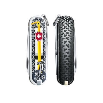 Складной нож Victorinox 0.6223.L2001 Bike Ride c клинком из стали X55CrMo14, рукоять Cellidor