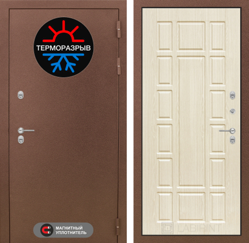 Термомагнит 12 беленый дуб