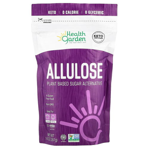Health Garden, Полностью натуральный подсластитель на основе аллулозы, 14 унций (397 г)