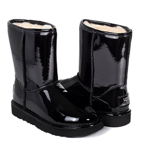 Ugg & Jimmy Choo Classic Patent II Black