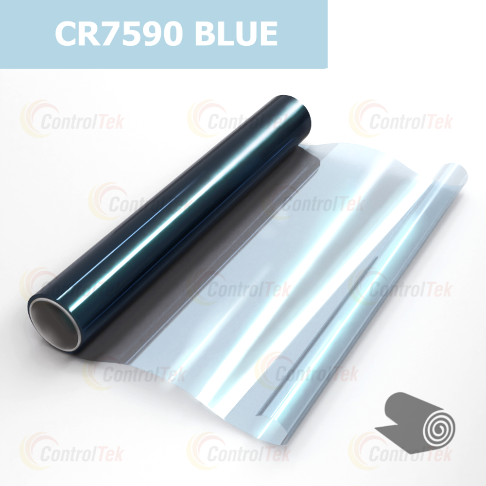 Пленка для окон атермальная IR7590 BLUE ControlTek, рулон