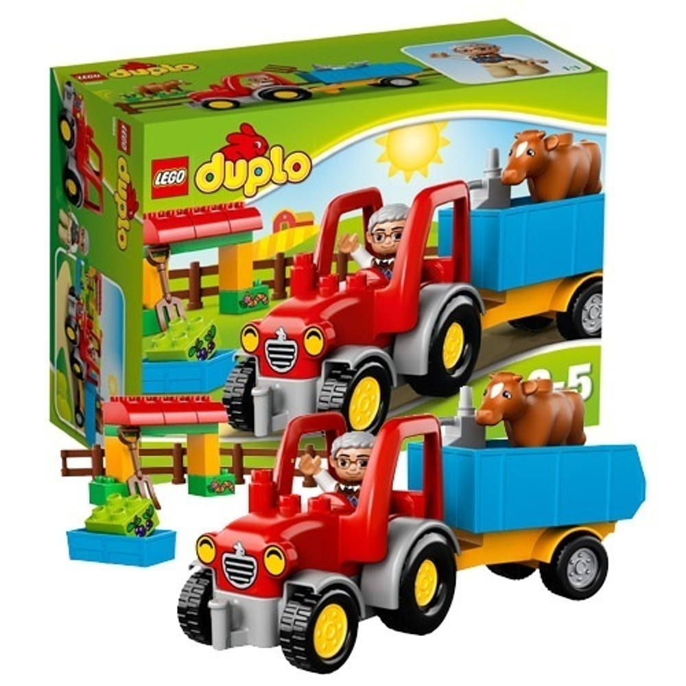 LEGO Duplo: Сельскохозяйственный трактор 10524 — Farm Tractor — Лего Дупло