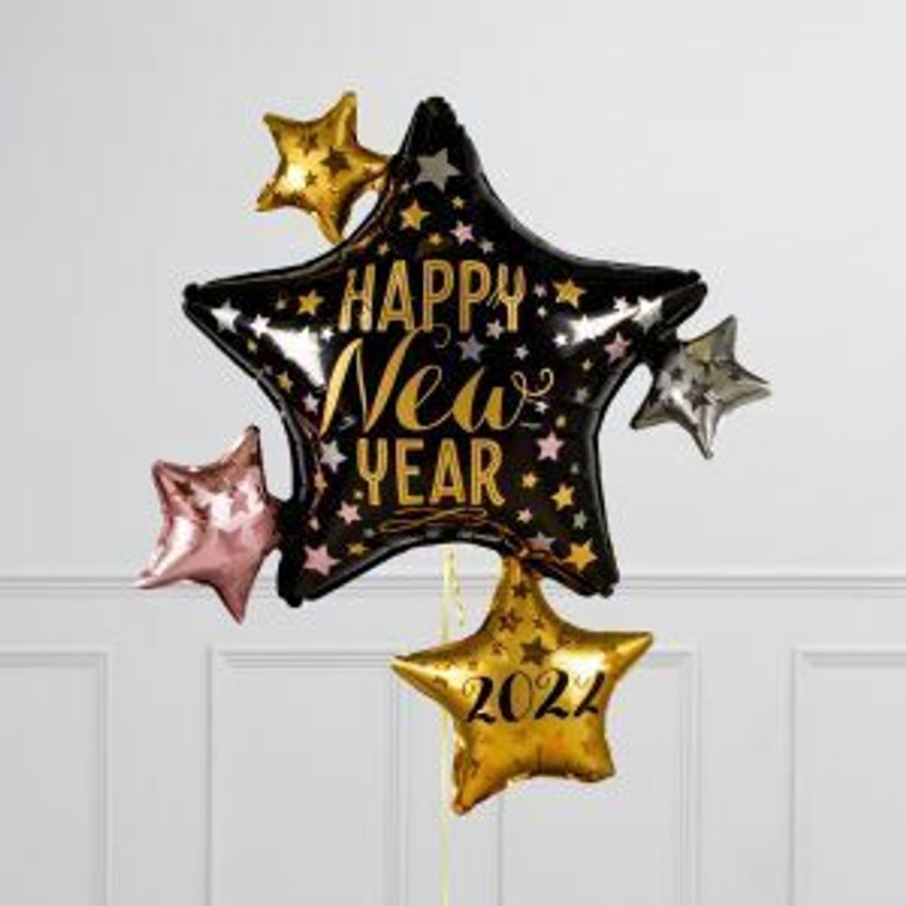 35" Звезда трехмерная Новый год (БГ-40)  Изображение6