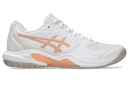 Женские теннисные кроссовки Asics Gel-Dedicate 9 - white/cantaloupe