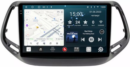 Магнитола для Jeep Compass 2016+ - RedPower 315 Android 10, QLED+2K, ТОП процессор, 6Гб+128Гб, CarPlay, SIM-слот