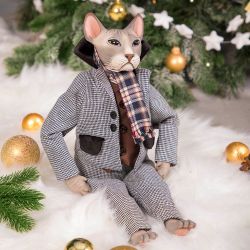 Кукла коллекционная Кот Пьер