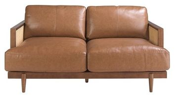 Диван 2-х местный 6176/KF8031-2P-M2731 Angel Cerda из коричневой кожи