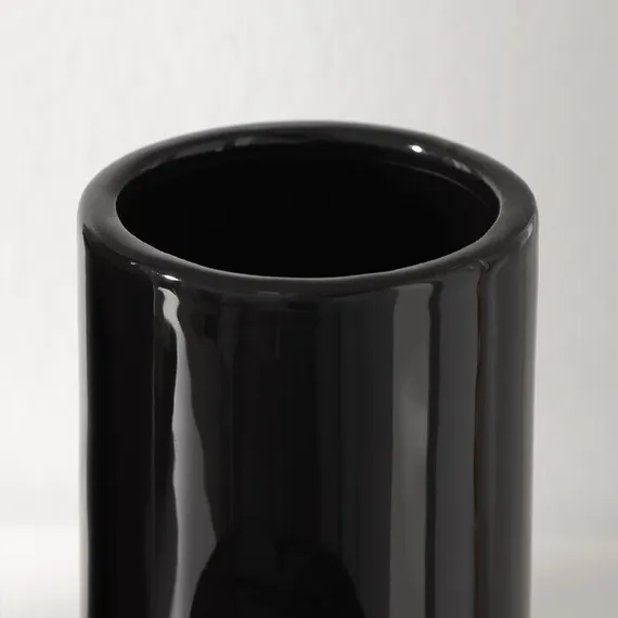 Набор аксессуаров для ванной комнаты SAVANNA «Джуно», 3 предмета (мыльница, дозатор для мыла, стакан), цвет чёрный