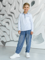 Поло с длинным рукавом