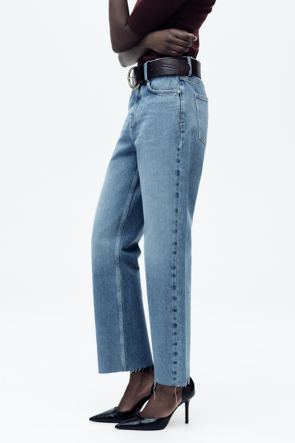 Джинсы z1975 straight leg high waist