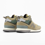 кроссовки New Balance 574 Mid x Stone Island Olive / White Winter