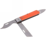 Нож садовый «Помощник» 18,5см складной, с шпателем ДоброСад