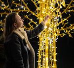 Светодиодное дерево "Декоративное" с теплым освещением