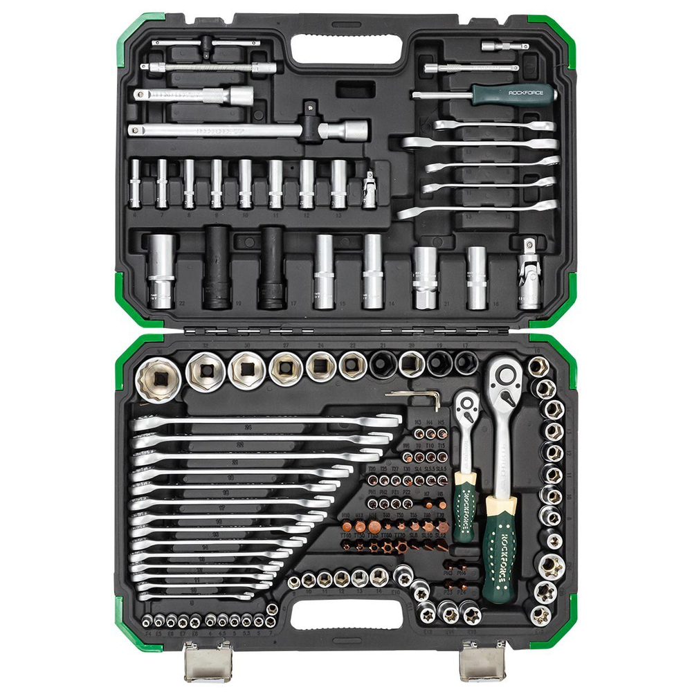 Набор инструментов 125+6пр. 1/4'', 3/8'', 1/2'' (6гр.) RockFORCE RF-41252-5 Premium
