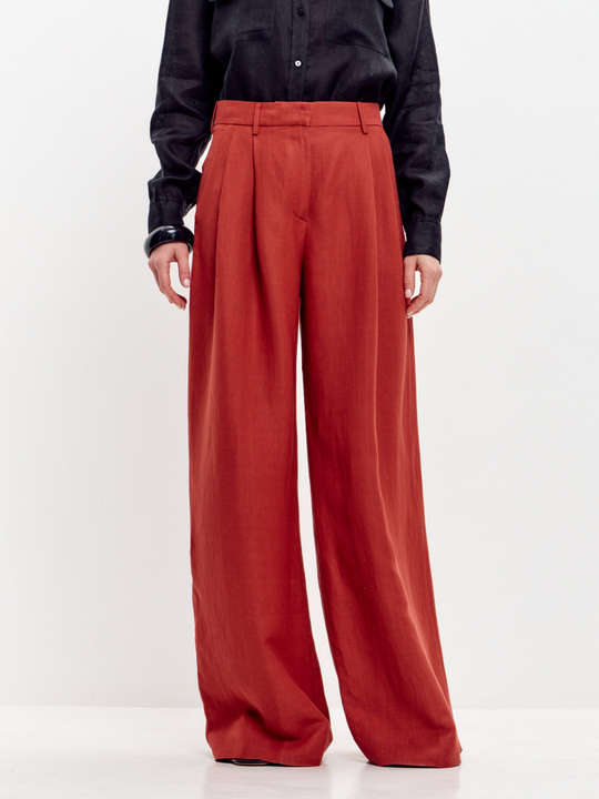 Льняные брюки