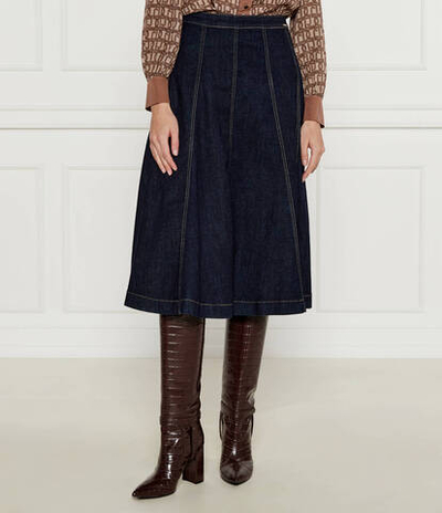 Джинсовая юбка Liu Jo - темно-синий(UF4219 D4925)