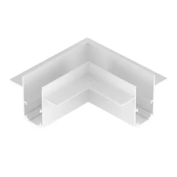 Соединитель угловой горизонтальный для встраиваемого трека 509246 белый Uno Lightstar