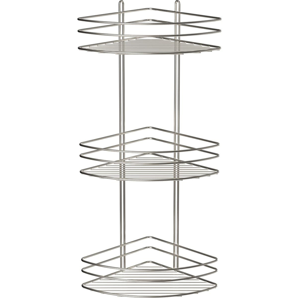 Полка угловая трехэтажная хром GR-820-3