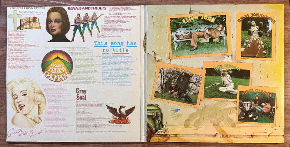 Elton John ‎– Goodbye Yellow Brick Road 2LP (Скандинавия 1973г.)