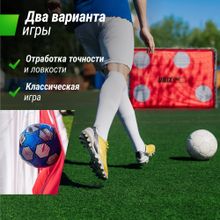 Ворота футбольные UNIX Line стальные 217x153 см переносные с мишенями, 2 шт.