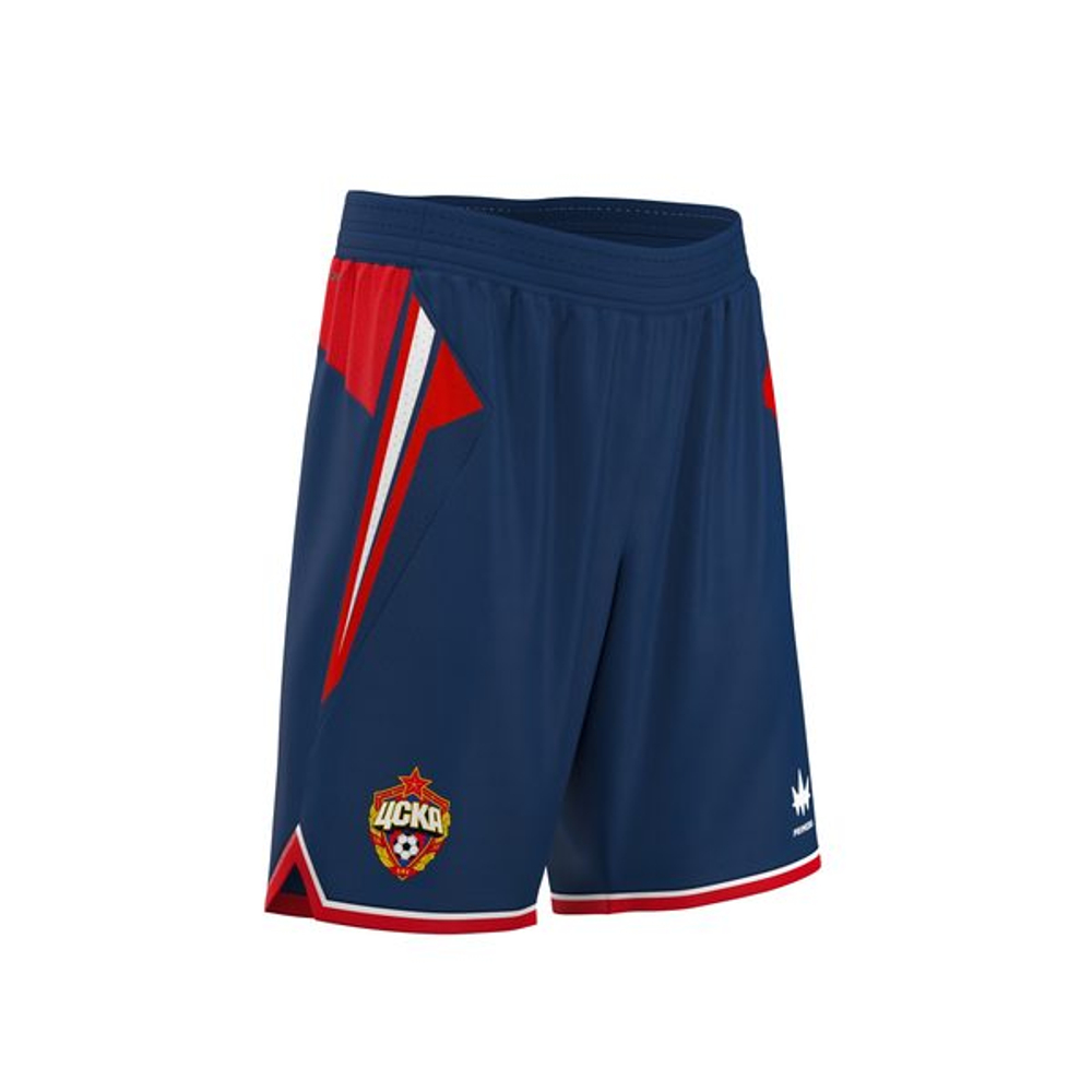 Шорты игровые детские CSKA Short Home 25/26 Y — Obsidian