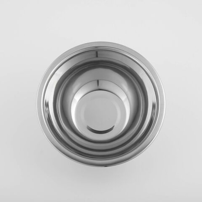 Миска глубокая из нержавеющей стали Доляна «Индия», 1,3 л, d=22 см (Цвет: не задано)