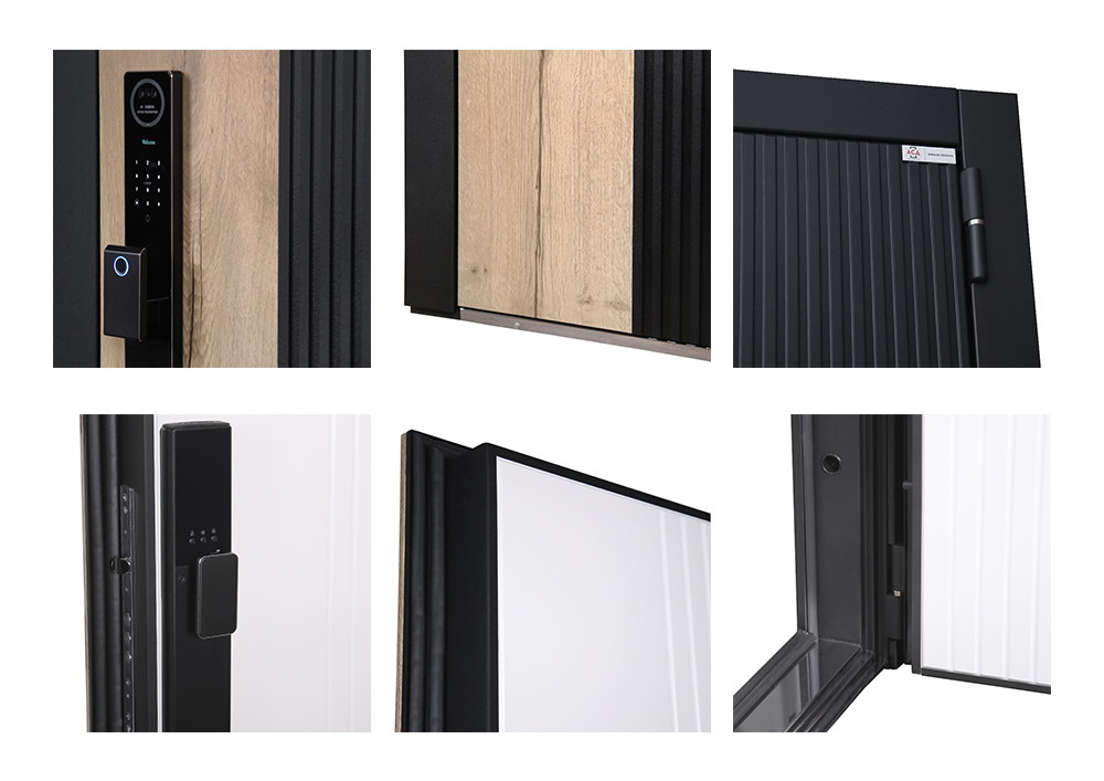 Стальная дверь «Конструктор» (биометрический замок Smart lock Y12)