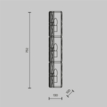 Настенный светильник (бра) Maytoni MOD094WL-03CH