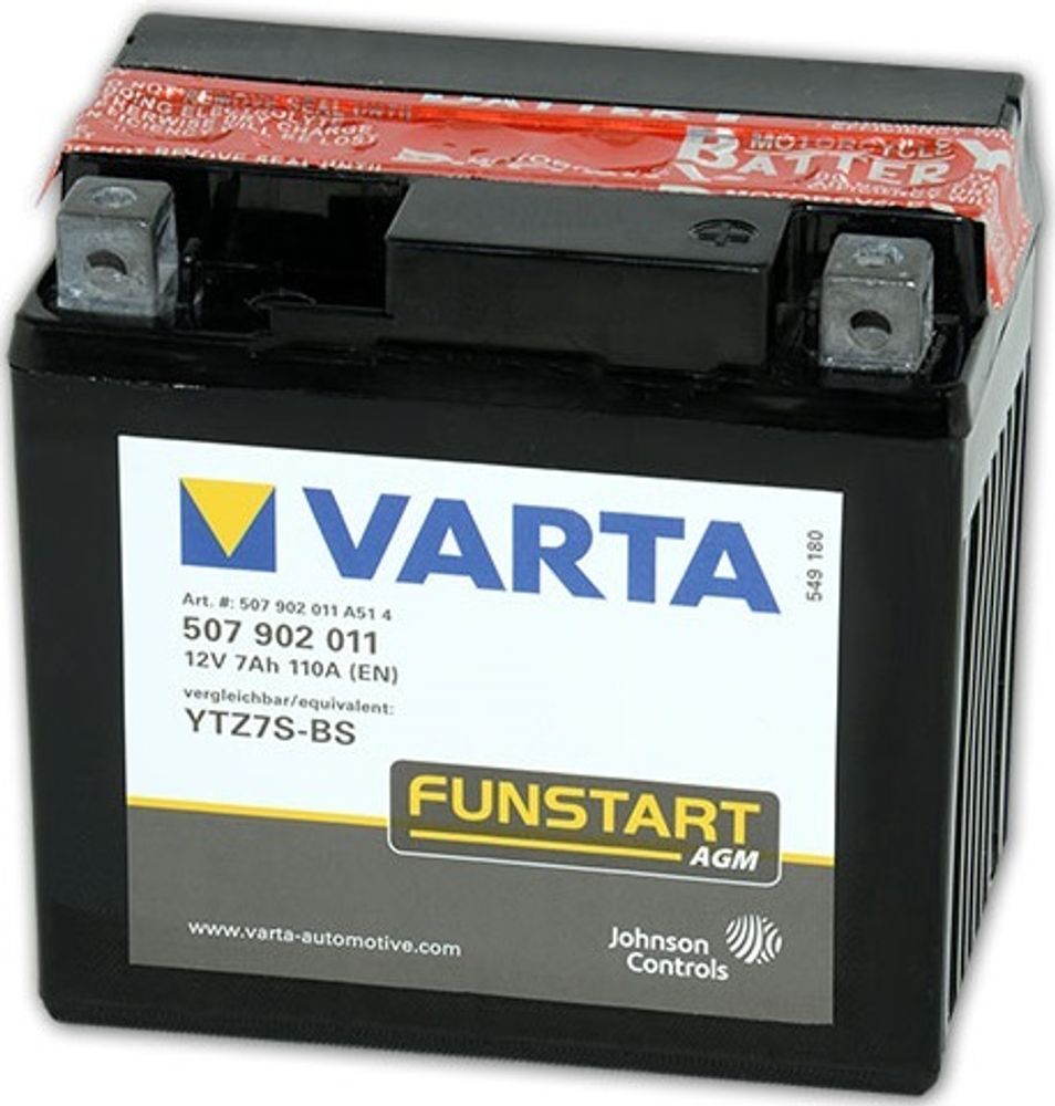 VARTA YTZ7S-BS аккумулятор