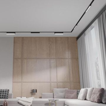 359246 SHINO NT23 186 черный Трековый светильник для низковольтного шинопровода IP20 LED 12W 48V 720Лм 3000К SMAL