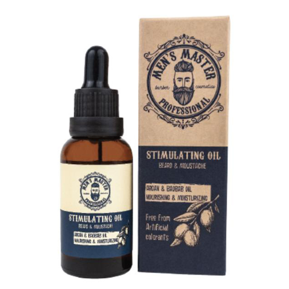 Стимулирующее масло для бороды и усов MEN’S MASTER – 30 мл