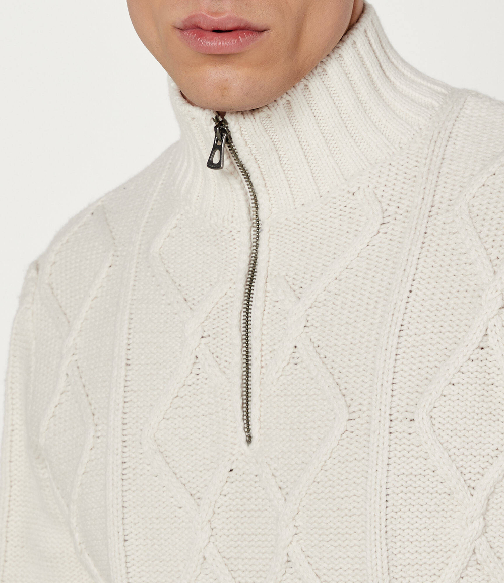 Свитер DIAMOND CABLE GUESS - экрю(M4BR49 Z3IN0)