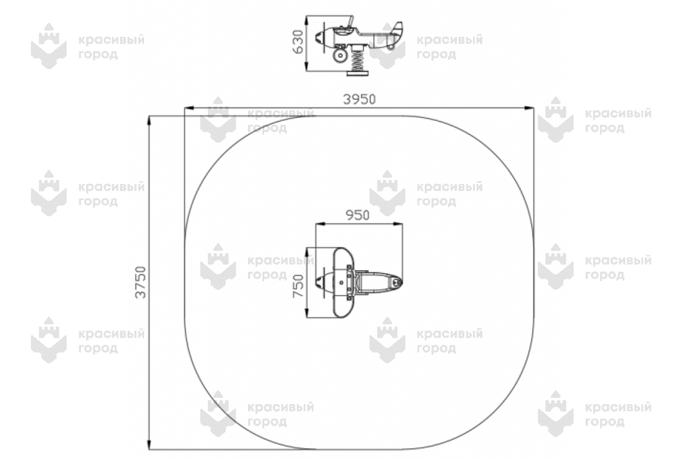 Качалка уличная