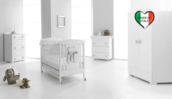 Комплект в кроватку Erbesi Bubu 3 предмета белый