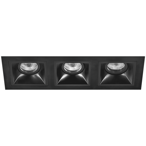 Комплект из светильников и рамки Domino Lightstar D537070707